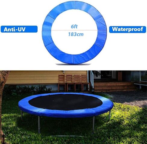 Trampoline Surround Pad Outdoor Trampoline Mat Replacement Trampoline Surround Pad UV Resistant Foam Safety Guard Spring Padding Pads in Saudi Arabia