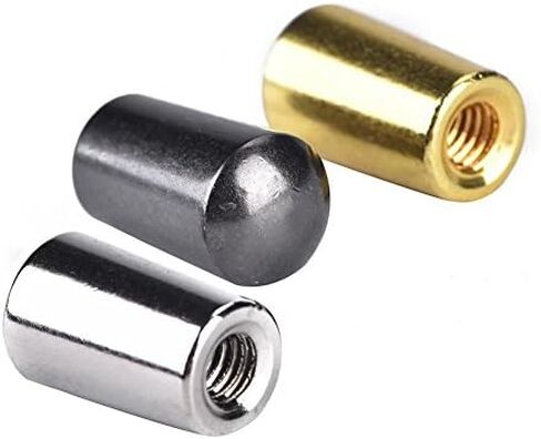 3Pcs Tip for Guitar Switch, 3-Way Toggle Switch Knob Copper Tip for EPI Electric Guitar(4mm / 0.16in- Silver + Black + Gold) in Saudi Arabia