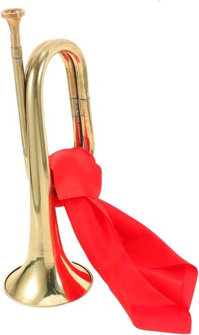 Sosoport Professional Alloy Bugle Practical Wind Instrument for Students Lightweight and Easy to Carry and Crisp Sound for Traditional Music for School Bands in Saudi Arabia