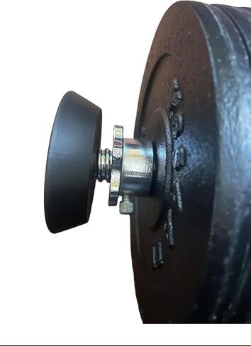 dumbbell end caps (2) - fit standard 1.15 inch thread adjustable dumbbells, make your home dumbbell workout more comfortable with these caps in Saudi Arabia