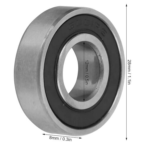 Scooter Wheel Ball Bearings, 28mm 12mm Inner, Double Seal Deep Rear Auxiliary, 2-Pack in Saudi Arabia