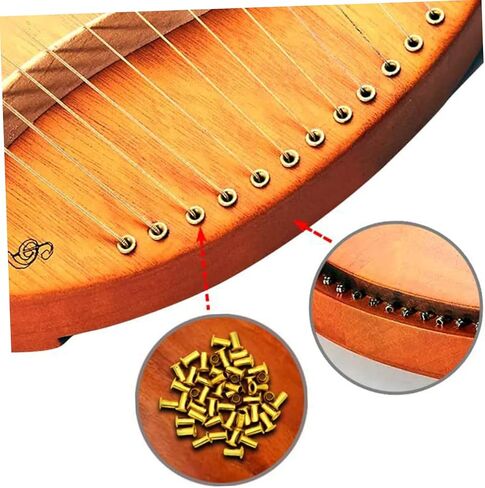 Sosoport Lyre القيثارة سلسلة أوتاد استبدال الملحقات مجموعة أدوات ضبط الركود قابلة للتعديل لـ Lyre Zither Harp لسهولة الضبط in Saudi Arabia
