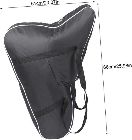 Lyre Harp Gig Bag Notes Harp Carrying Case Instrument Storage Bag Padded Interior Portable in Saudi Arabia