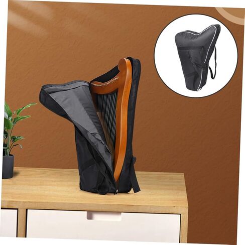 Lyre Harp Gig Bag Notes Harp Carrying Case Instrument Storage Bag Padded Interior Portable in Saudi Arabia