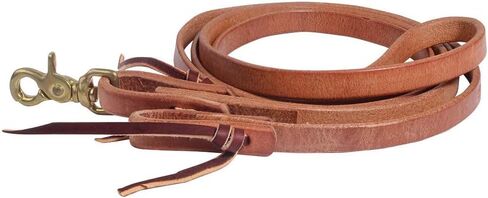 Professional's Choice Professional's 5/8in x 8ft Herman Oak جلد الحبال مع Waterloops N/A Horse in Saudi Arabia