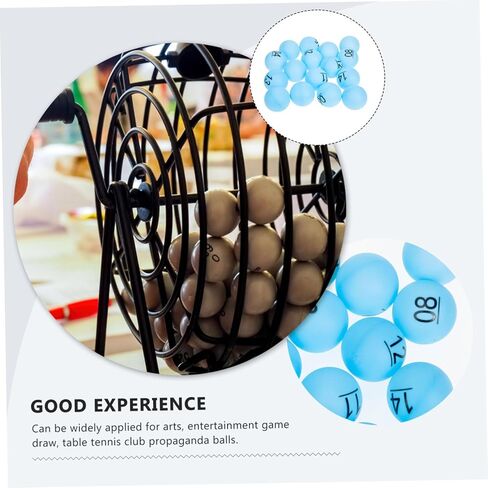 16Pcs Colored Balls for Raffle Drawing Party Games Activities Seamless Design Lightweight Easy to Store Use for Bingo Entertainment Events in Kuwait