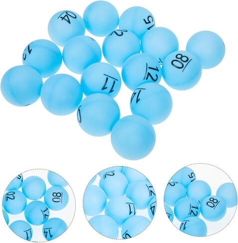16Pcs Colored Balls for Raffle Drawing Party Games Activities Seamless Design Lightweight Easy to Store Use for Bingo Entertainment Events in Kuwait
