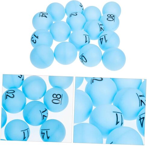 16Pcs Colored Balls for Raffle Drawing Party Games Activities Seamless Design Lightweight Easy to Store Use for Bingo Entertainment Events in Kuwait