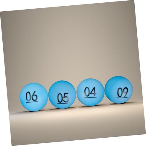 16Pcs Colored Balls for Raffle Drawing Party Games Activities Seamless Design Lightweight Easy to Store Use for Bingo Entertainment Events in Kuwait