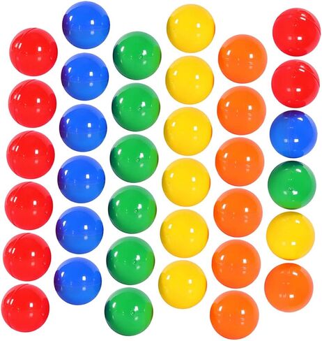 POPETPOP 100 قطعة من الكرات البلاستيكية القابلة للفتح دعائم رسم السحب لأنشطة الحفلات خفيفة الوزن ومتينة للمناسبات والألعاب والاحتفالات والمفاجآت in Saudi Arabia