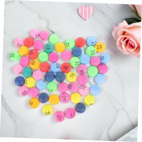 Toyvian 90pcs Colorful Number for Raffle Games and Party Activities Engaging Draw for Bingo and Carnival Prizes for Event Fun in Kuwait