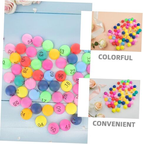 Toyvian 90pcs Colorful Number for Raffle Games and Party Activities Engaging Draw for Bingo and Carnival Prizes for Event Fun in Kuwait