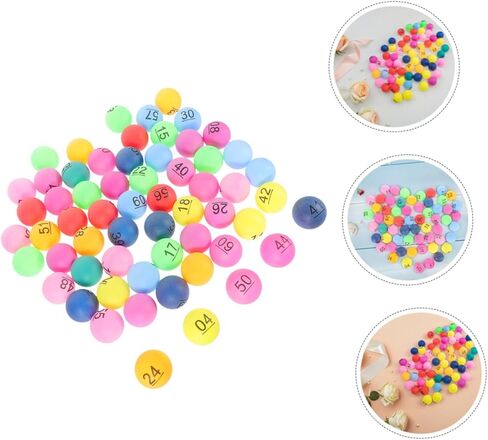 Toyvian 90pcs Colorful Number for Raffle Games and Party Activities Engaging Draw for Bingo and Carnival Prizes for Event Fun in Kuwait