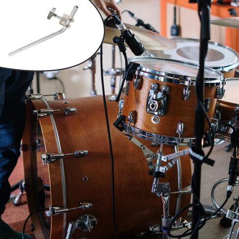 ibasenice Drum Cowbell حامل تمديد قضيب المشبك لمجموعات الطبول وأكثر وسهلة التركيب للموسيقيين الإيقاعيين in Saudi Arabia