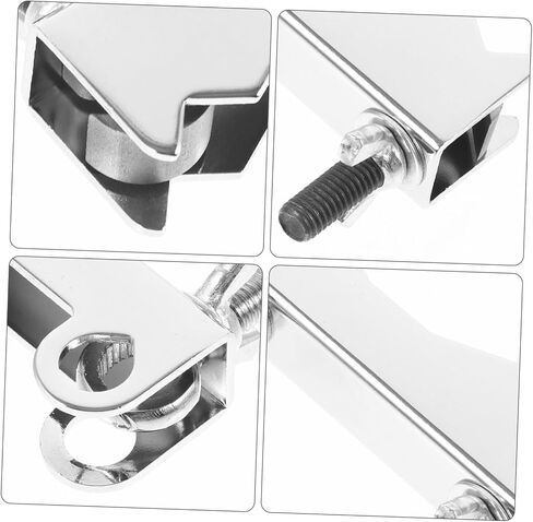 Jazz Drum Cowbell Clamp Sturdy Percussion Mounting Bracket Tight Fit for Secure Attachment to Drum Kits and Accessories for Drummers and Music Enthusiasts in Saudi Arabia