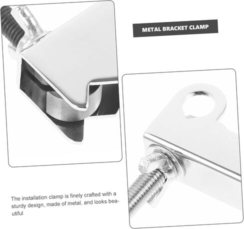 Jazz Drum Cowbell Clamp Sturdy Percussion Mounting Bracket Tight Fit for Secure Attachment to Drum Kits and Accessories for Drummers and Music Enthusiasts in Saudi Arabia