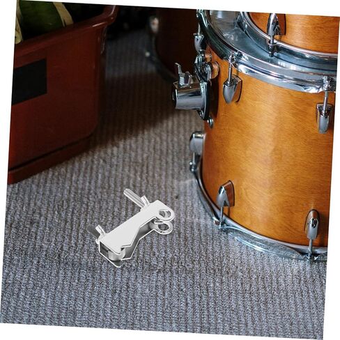 Jazz Drum Cowbell Clamp Sturdy Percussion Mounting Bracket Tight Fit for Secure Attachment to Drum Kits and Accessories for Drummers and Music Enthusiasts in Saudi Arabia