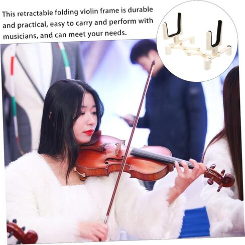 Violin Display Stand Telescopic Violin Frame Stable Design for Outdoor Use in Saudi Arabia