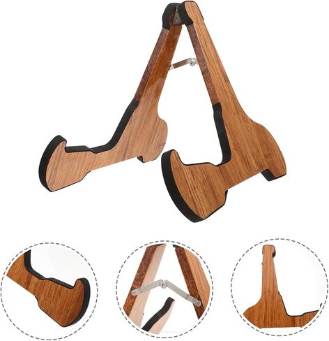 Sosoport Foldable Violin Stand Bracket for Display and Storage Lightweight and Durable Violin Holder for Home Studio Use Wear Resistant Design in Saudi Arabia