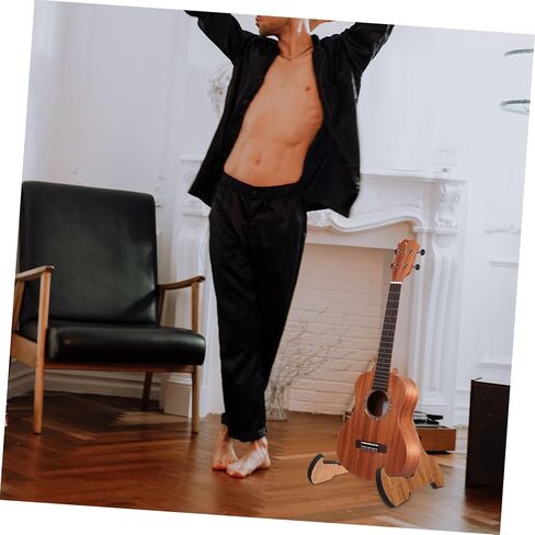 Sosoport Foldable Violin Stand Bracket for Display and Storage Lightweight and Durable Violin Holder for Home Studio Use Wear Resistant Design in Saudi Arabia