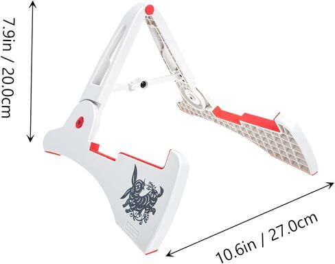 Sturdy Guitar Display Stand Rabbit Shape for Music Decor Easy to Fold Store in Saudi Arabia