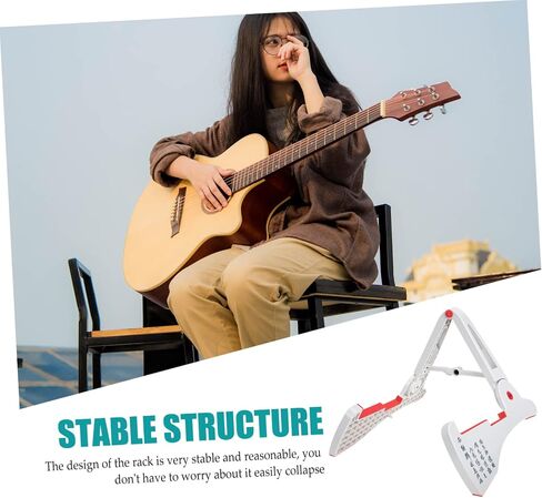 Sturdy Guitar Display Stand Rabbit Shape for Music Decor Easy to Fold Store in Saudi Arabia