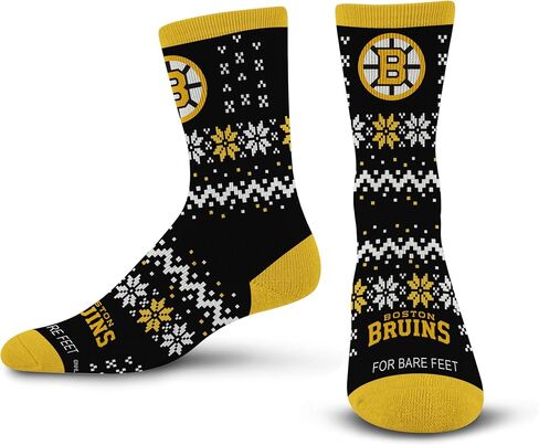 For Bare Feet Team Sweater Crew Sock NHL Large in Saudi Arabia