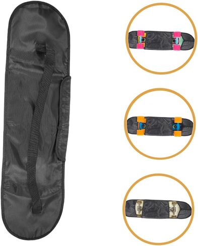 POPETPOP Adjustable Skateboard Sling Bag with Shoulder Strap Practical Multi Functional Cloth Carrier for Daily Use and Sports Activities Lightweight and Water Resistant Design in Saudi Arabia