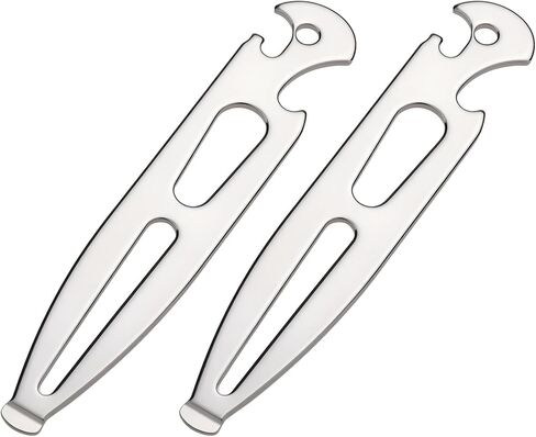 2Pcs Stainless Steel Multifunction Shackle Key Wrench Deck Key 112x21mm in Saudi Arabia