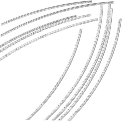 Garneck 10pcs Guitar Fret Wires Long Copper Frets for Acoustic and Electric Guitars Easy Installation Durable Replacement for Repairs and Builds in Saudi Arabia