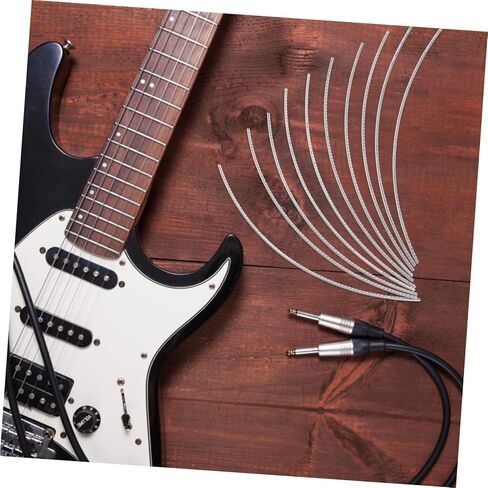 Garneck 10pcs Guitar Fret Wires Long Copper Frets for Acoustic and Electric Guitars Easy Installation Durable Replacement for Repairs and Builds in Saudi Arabia