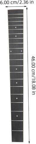 Garneck Folk Guitar Fretboard Wooden Fingerboard for Acoustic Guitar Fretboard Deck Accessory in Saudi Arabia