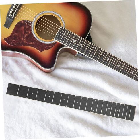 Garneck Folk Guitar Fretboard Wooden Fingerboard for Acoustic Guitar Fretboard Deck Accessory in Saudi Arabia