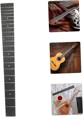 Garneck Folk Guitar Fretboard Wooden Fingerboard for Acoustic Guitar Fretboard Deck Accessory in Saudi Arabia