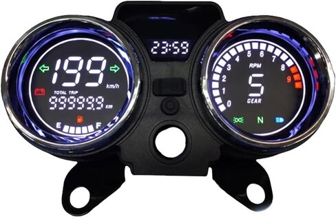 12V Dashboard Instrument Panel Gauge Clear Display Accurate Speed & Distance Readings For RC250 150Gato 250cc Motorcycle Dashboard in Saudi Arabia