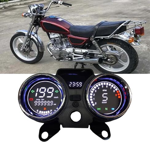 12V Dashboard Instrument Panel Gauge Clear Display Accurate Speed & Distance Readings For RC250 150Gato 250cc Motorcycle Dashboard in Saudi Arabia