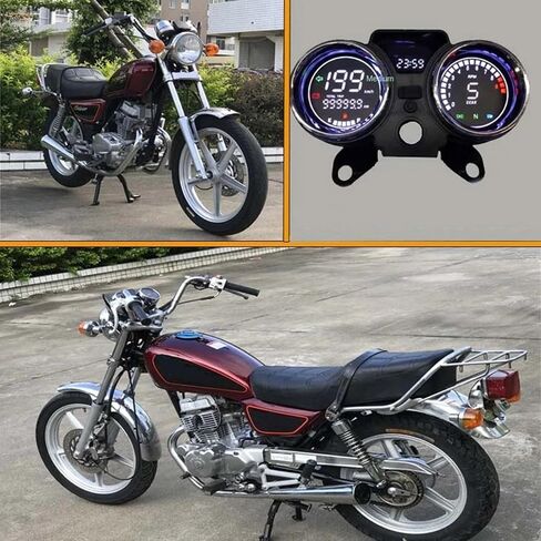 12V Dashboard Instrument Panel Gauge Clear Display Accurate Speed & Distance Readings For RC250 150Gato 250cc Motorcycle Dashboard in Saudi Arabia