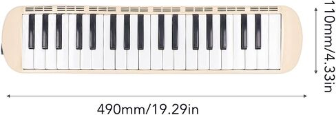 37 Keys Melodica Keyboard, Portable Air Piano Instrument Melodica Instrument For Beginners With Mouthpiece Blowpipe Storage Bag Musical Instrument For Music Lover in Saudi Arabia