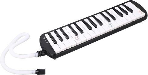 32 Key Melodica Musical Instrument, Protable Piano Style Melodica Musical Education Instrument, Wind Instrument for Beginners with Mouthpiece and Tube (Black) in Saudi Arabia