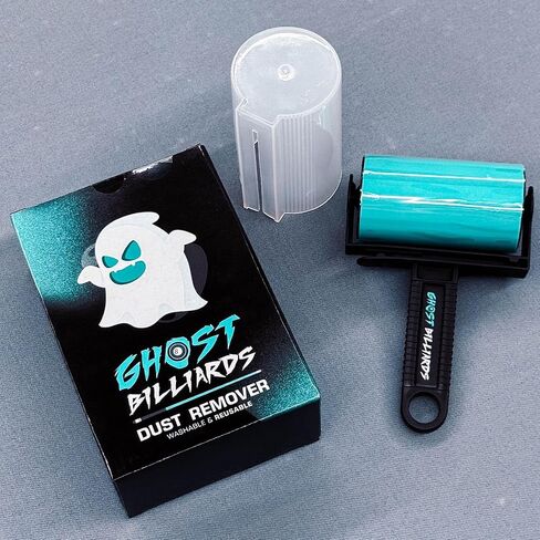 Ghost Billiards Table Dust Remover – Washable Roller Cleaner for Pool, Billiards, and Gaming Tables – Reusable Lint & Dust Cleaning Tool, Felt Safe, Cue Sports Accessory in Saudi Arabia