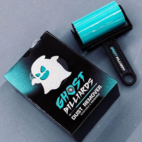 Ghost Billiards Table Dust Remover – Washable Roller Cleaner for Pool, Billiards, and Gaming Tables – Reusable Lint & Dust Cleaning Tool, Felt Safe, Cue Sports Accessory in Saudi Arabia
