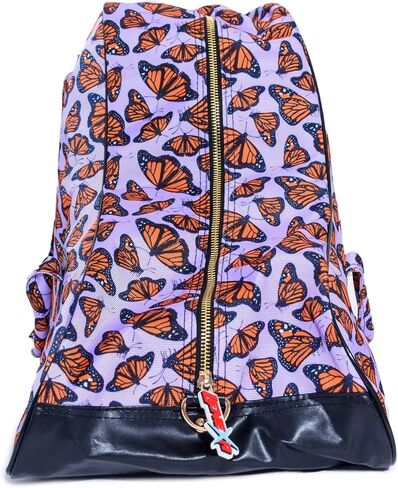 LENEXA Nylon Roller Skate Bag | Shoulder Strap and Handles | Reinforced Bottom Fits Quad Skates to Men's 12 in Saudi Arabia