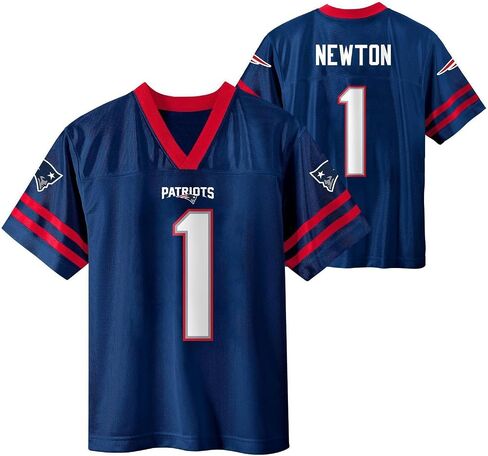 Cam Newton New England Patriots #1 Navy Kids Youth 8-20 Home Player Jersey in Saudi Arabia