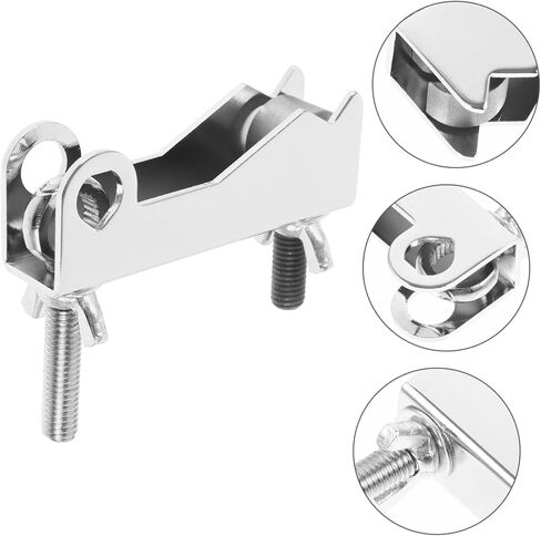 ibasenice Drum Music Instrument Part Cowbell Mounting Clamp Sturdy Mounting Clamp in Saudi Arabia