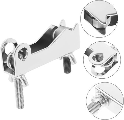 Totority Drum Cowbell Mounting Bracket Clamp Secure Holder for Drum Kit Cowbell Stable Attachment for Percussion Instruments Your Drumming Setup Elegant Design and Sturdy Construction in Saudi Arabia