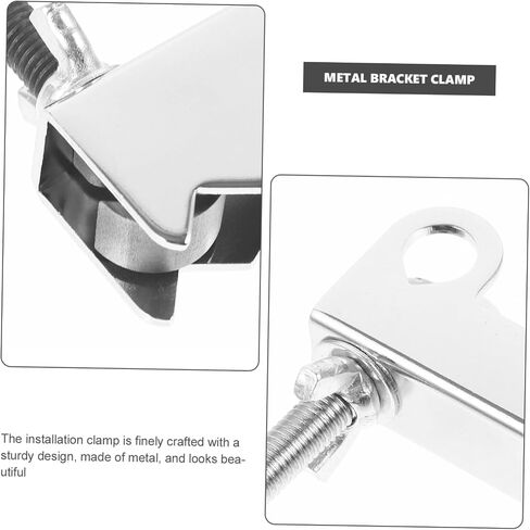 Totority Drum Cowbell Mounting Bracket Clamp Secure Holder for Drum Kit Cowbell Stable Attachment for Percussion Instruments Your Drumming Setup Elegant Design and Sturdy Construction in Saudi Arabia