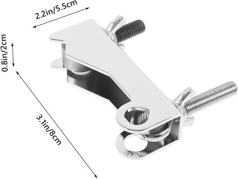 ibasenice Jazz Drum Cowbell Mounting Clamp Durable Fixed Bracket for Percussion Instruments Essential Accessory for Drummers Sturdy Construction Easy Installation in Saudi Arabia