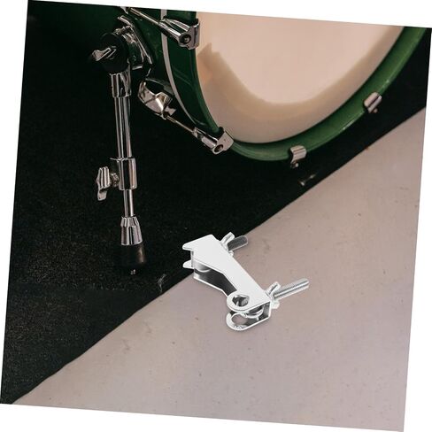 ibasenice Jazz Drum Cowbell Mounting Clamp Durable Fixed Bracket for Percussion Instruments Essential Accessory for Drummers Sturdy Construction Easy Installation in Saudi Arabia