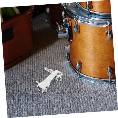 ibasenice Jazz Drum Cowbell Mounting Clamp Durable Fixed Bracket for Percussion Instruments Essential Accessory for Drummers Sturdy Construction Easy Installation in Saudi Arabia