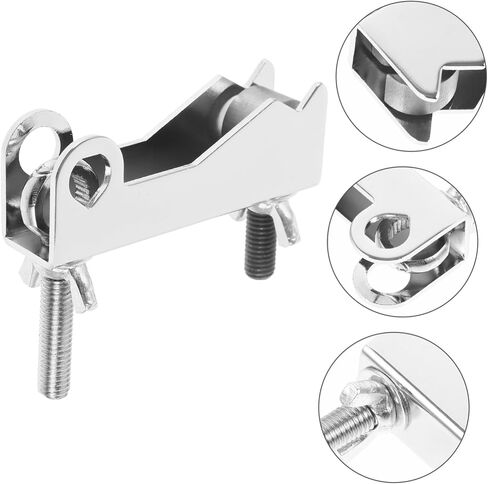 ibasenice Jazz Drum Cowbell Mounting Clamp Durable Fixed Bracket for Percussion Instruments Essential Accessory for Drummers Sturdy Construction Easy Installation in Saudi Arabia